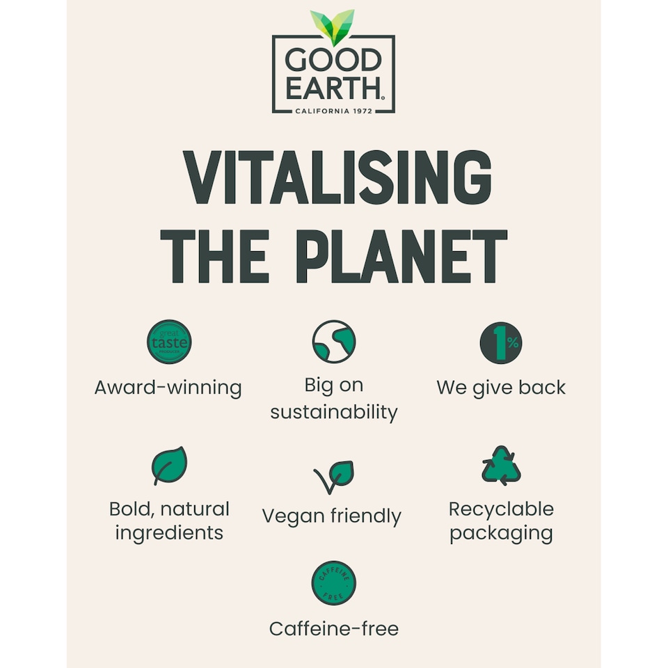 image 1 of Good Earth Herbal Tea Peppermint, Spearmint 15 Tea Bags 27g