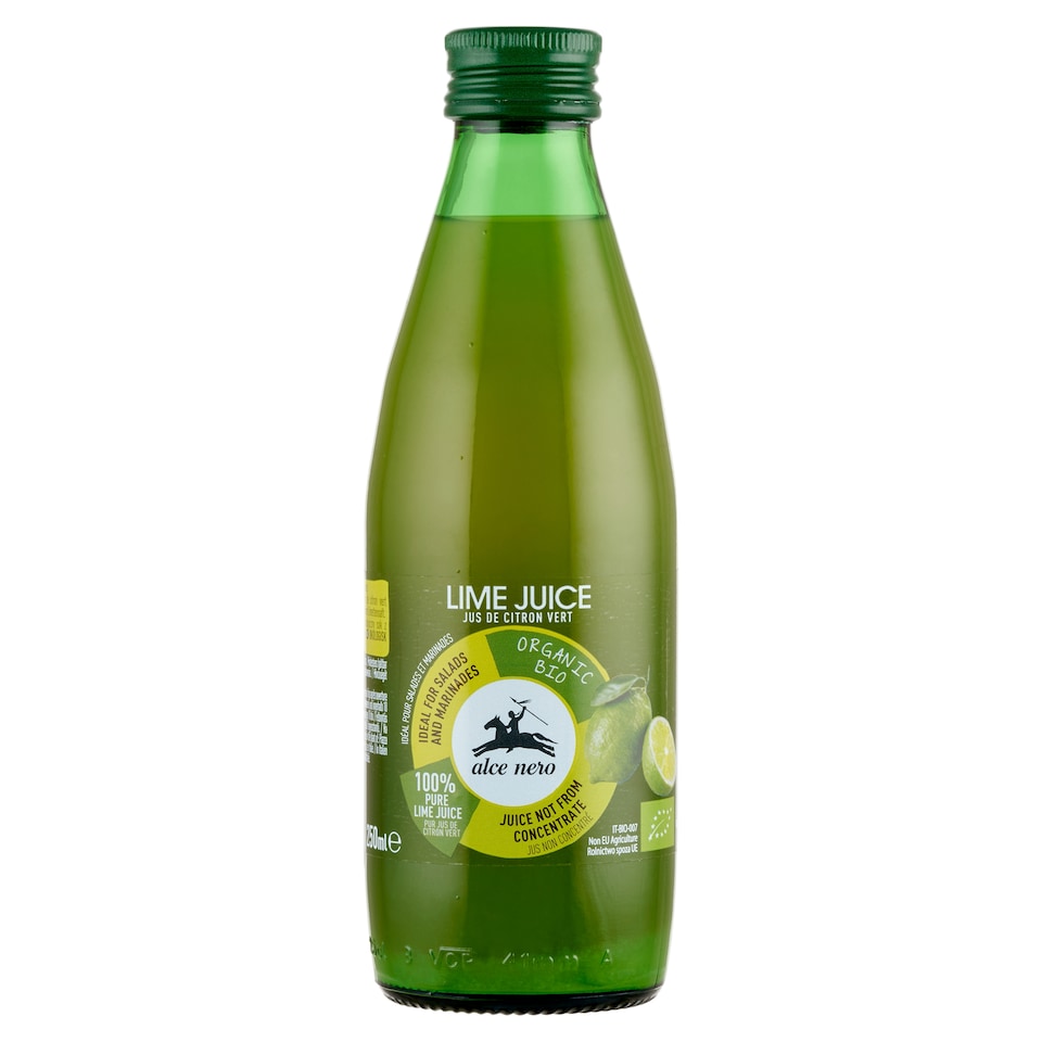 Alce Nero Organic 100% Lime Juice 250 ml