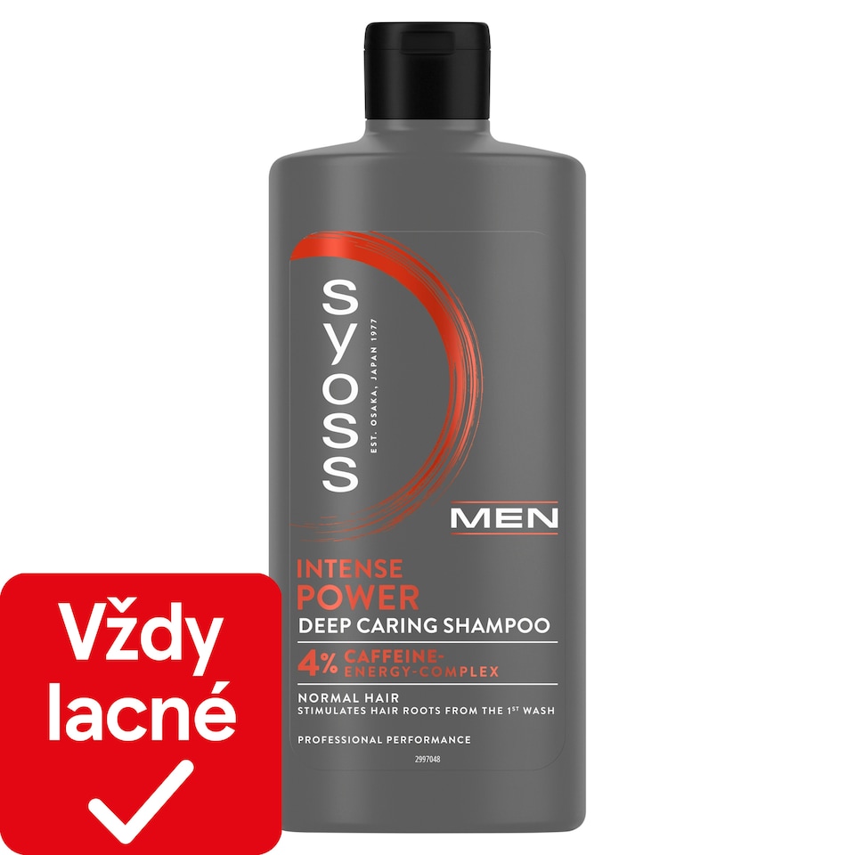 obrázok 1 z Syoss MEN Intense Power šampón s kofeínom pre normálne vlasy 440 ml