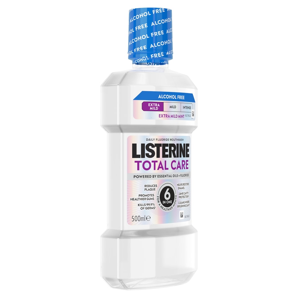 image 1 of Listerine Total Care Alcohol Free Extra Mild Mint 500ml