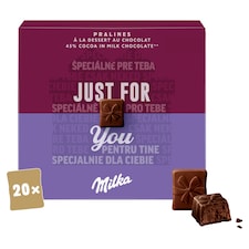 Milka bonboniéra Just For You, kakaová náplň 110 g