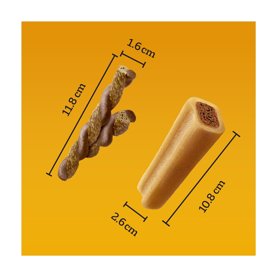 image 1 of Pedigree Rodeo Duos & Jumbone Medium Dog Treats Mega Box 28 Chews 780g