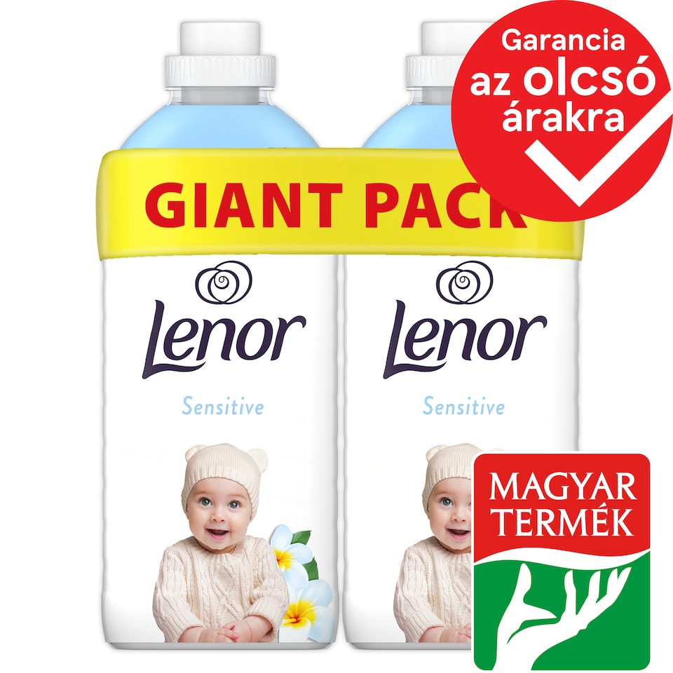 Lenor  Textilöblítő 118 Mosáshoz, Sensitive  1. kép
