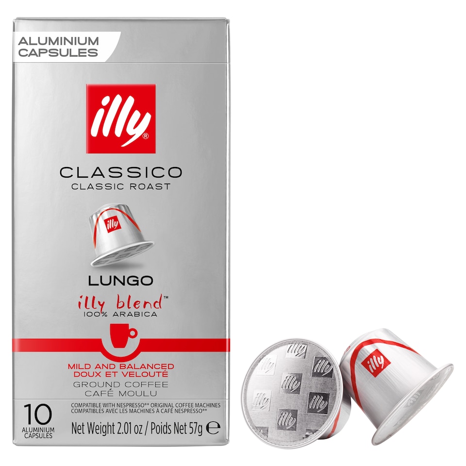 image 1 of Illy Classico Lungo Capsules 10 Pack