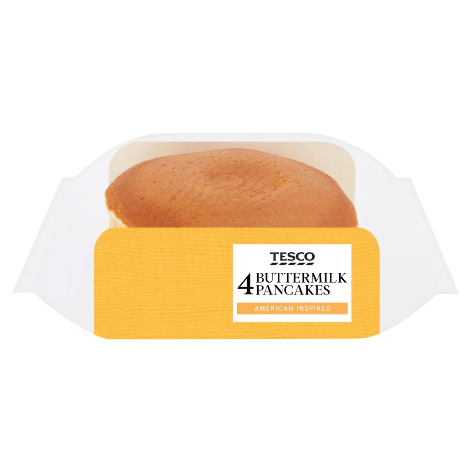 Tesco 4 Large Buttermilk Pancakes Tesco Groceries