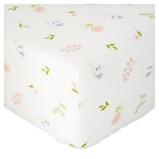 F&F Home 100% Cotton Ditsy Floral Fitted Sheet Single