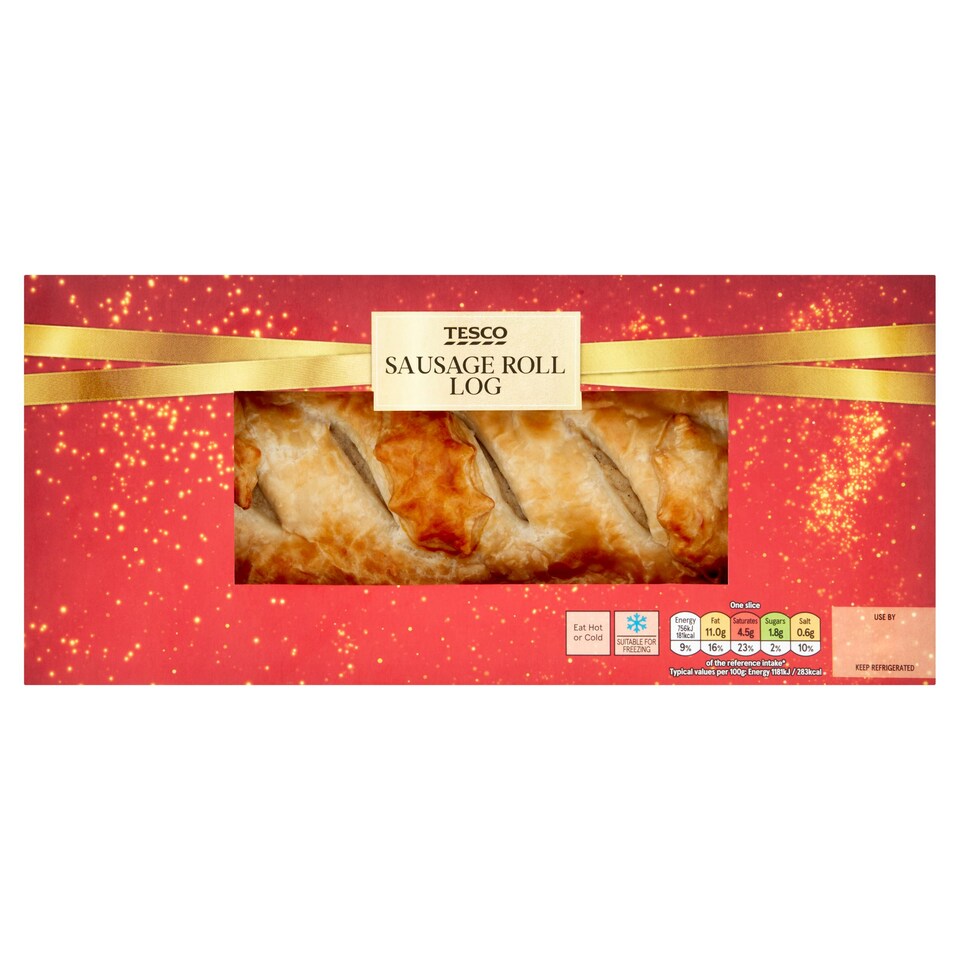 Tesco Sausage Roll Log 635G Tesco Groceries