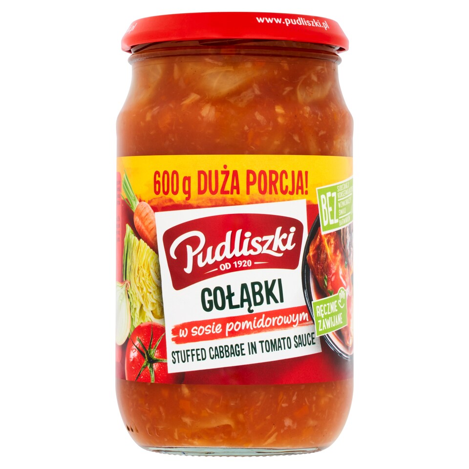 Pudliszki Stuffed Cabbage With Pork And Tomato Sauce 600G