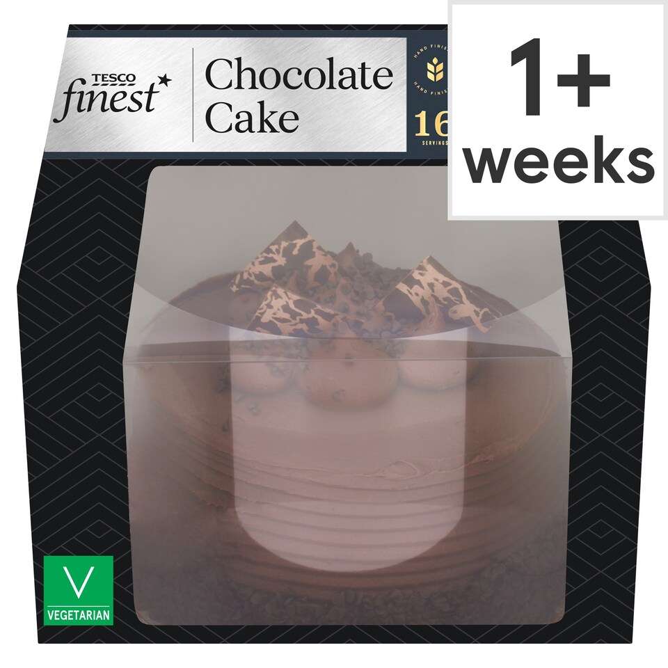 Tesco Finest Chocolate Cake 16 Servings