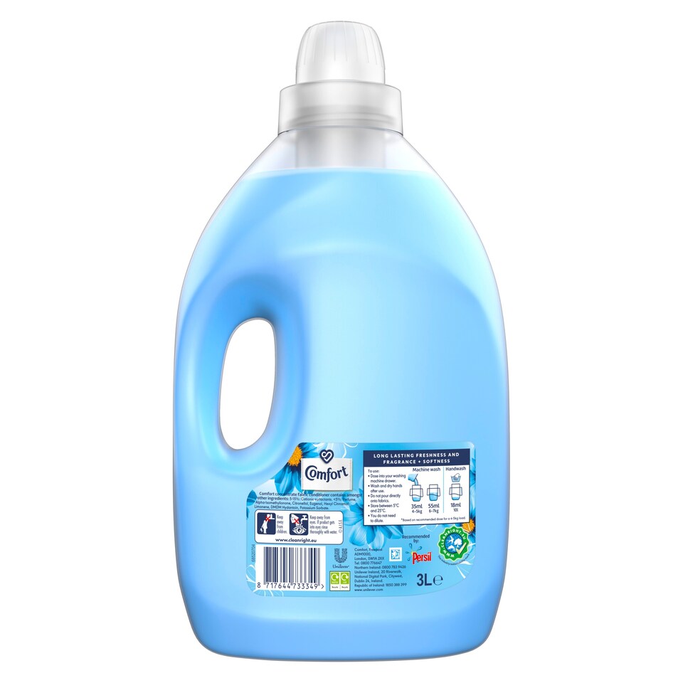 image 1 of Comfort Blue Fabric Conditioner 85 Wash 3L