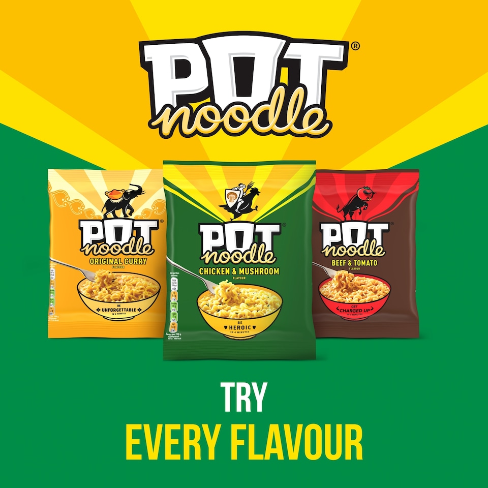 image 1 of Pot Noodle Chicken and Mushroom Instant Noodles 112g