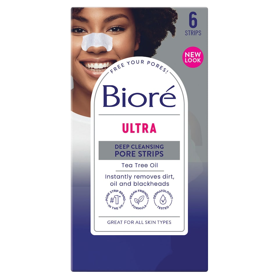 image 1 of Biore Ultra Deep Cleansing Pore Strips 6 Xnose Strips