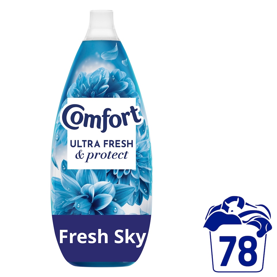 image 1 of Comfort Ultra Fresh & Protect Fresh Sky Fabric Conditioner 78 Washes 1170ml