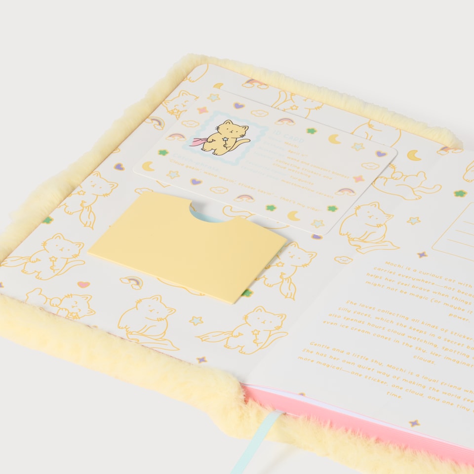 image 1 of Paperchase Mochi A5 Novelty Ruled Pages Notebook