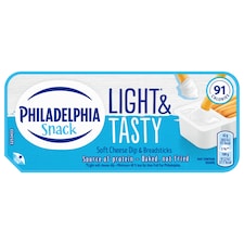 Philadelphia Light Low Fat Soft Cream Cheese Snacks 42G