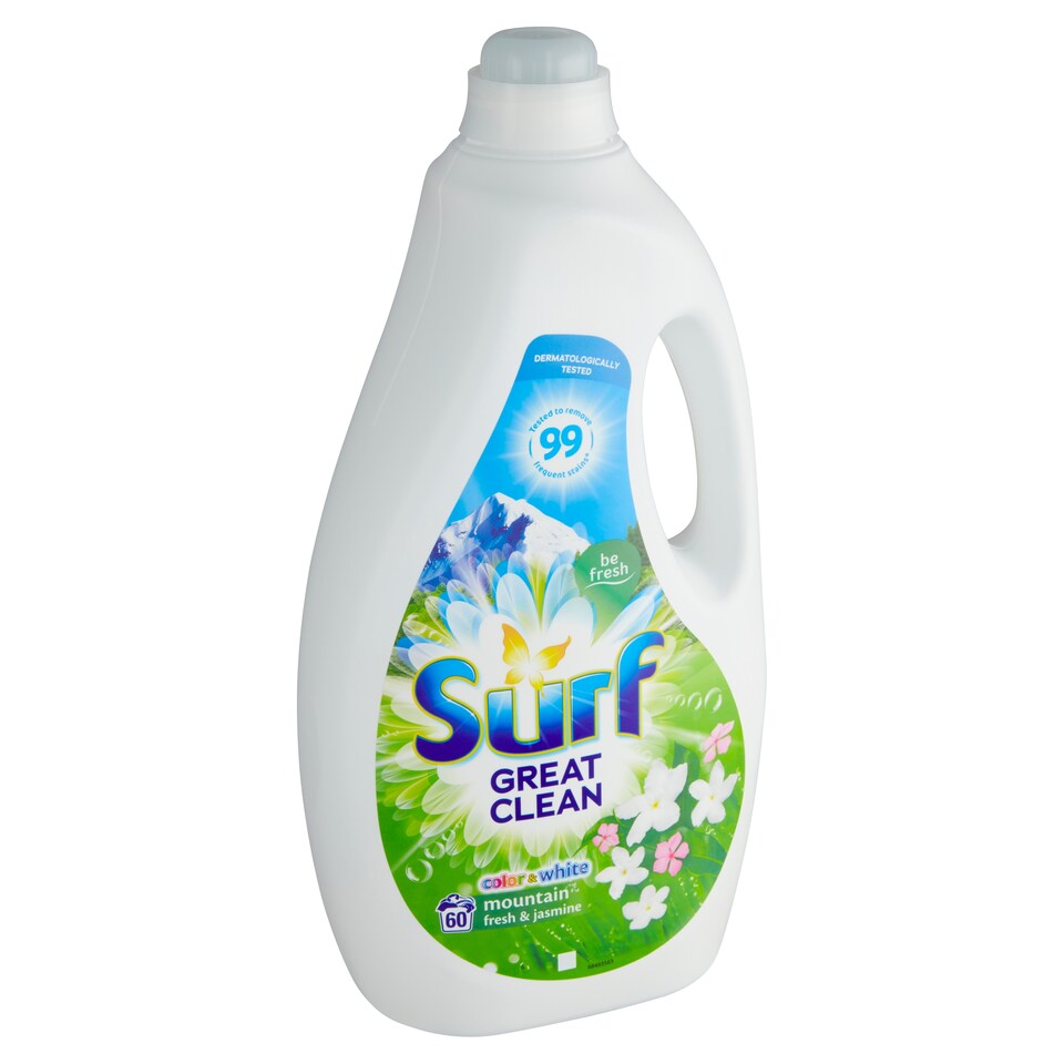 Surf Color+White Mountain Fresh prací gel 60 praní 3l