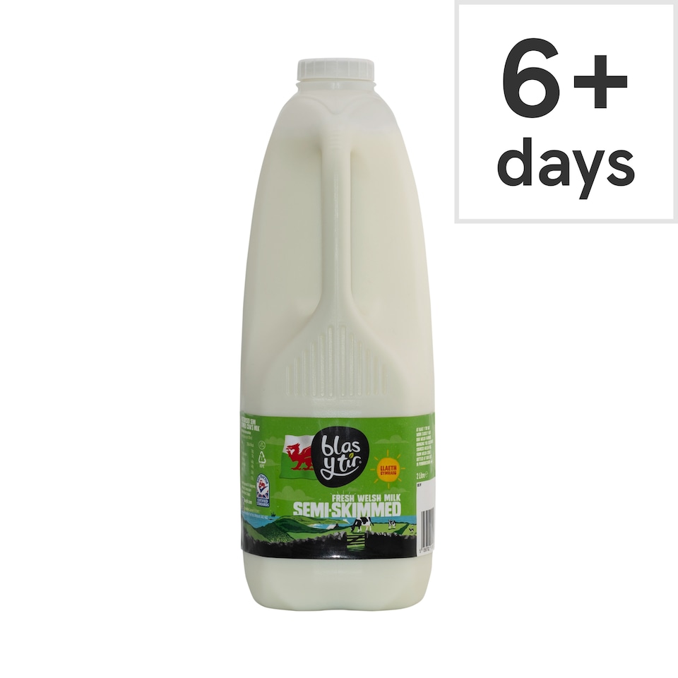 Blas Y Tir Semi-Skimmed 2 Litre
