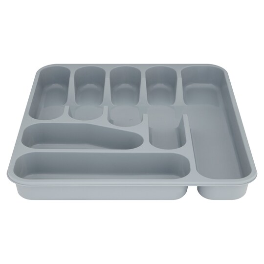 Tesco Recycled Cutlery Tray Grey Tesco Groceries
