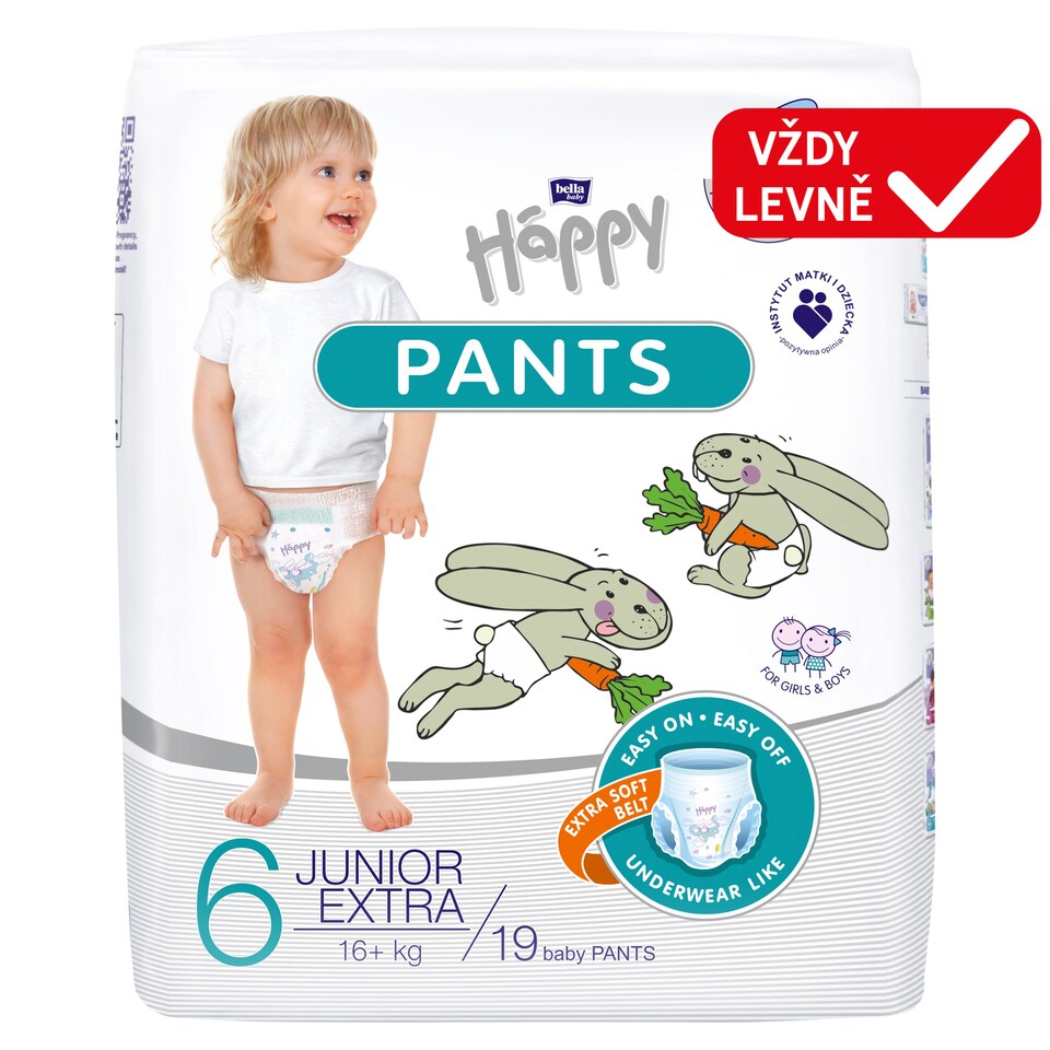 Bella Baby Happy Baby Pants 6 Junior Extra 16+ kg 19 pcs