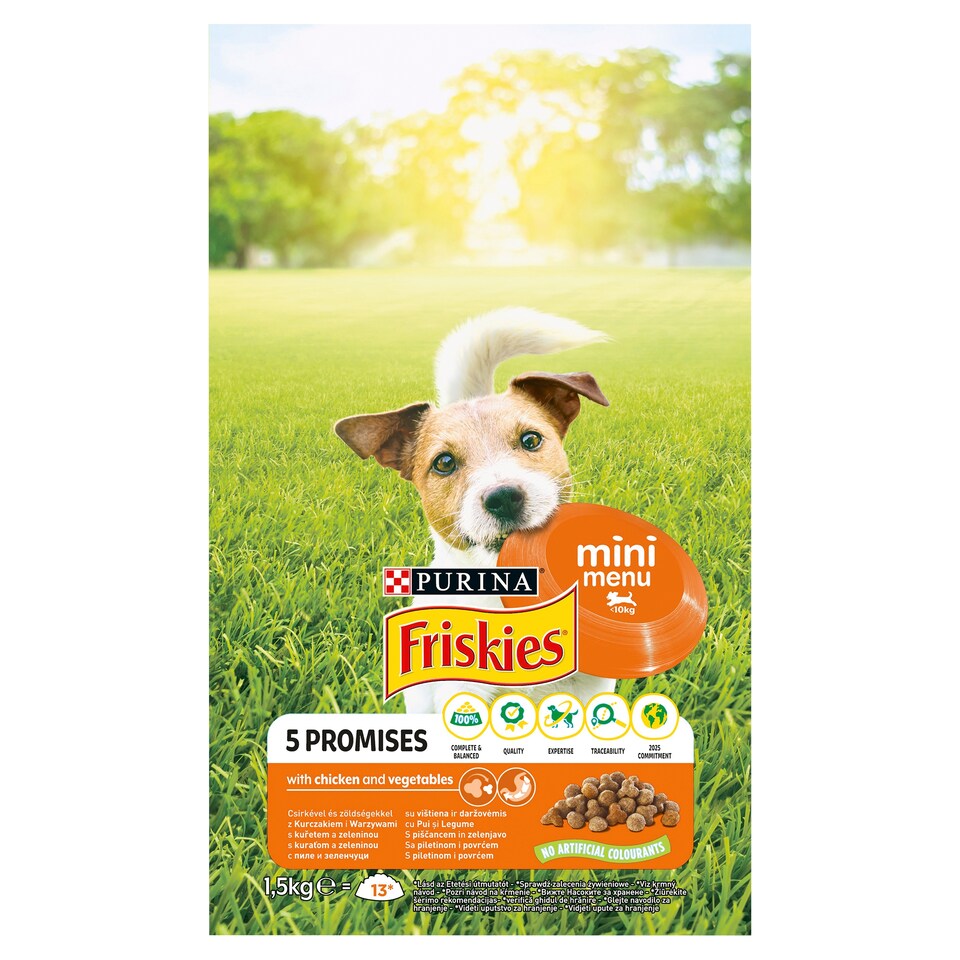 image 1 of Friskies® Mini Menu with Chicken and Vegetables 1.5kg