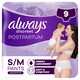 image 1 of Always Discreet Post Partum Pants Medium 9ct