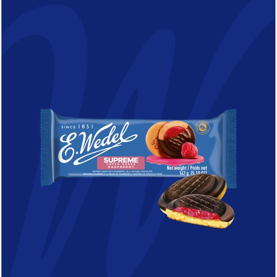 image 1 of E. Wedel Supreme Jaffa Cakes - Raspberry 147g