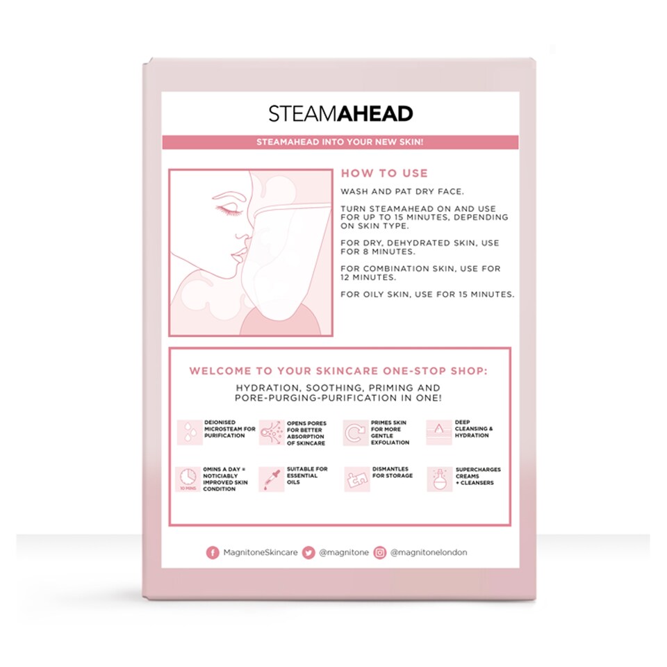 image 1 of Magnitone Steam Ahead Facial Sauna