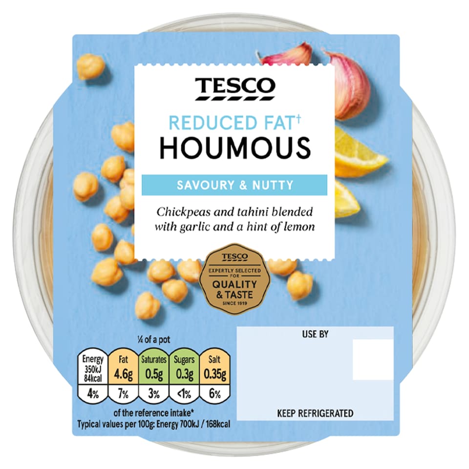 Tesco Reduced Fat Houmous 200G