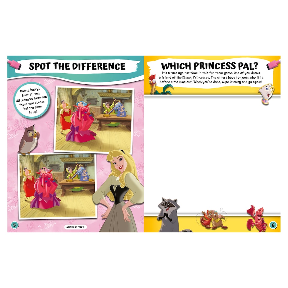 image 1 of Disney Princess Beat The Clock Activites