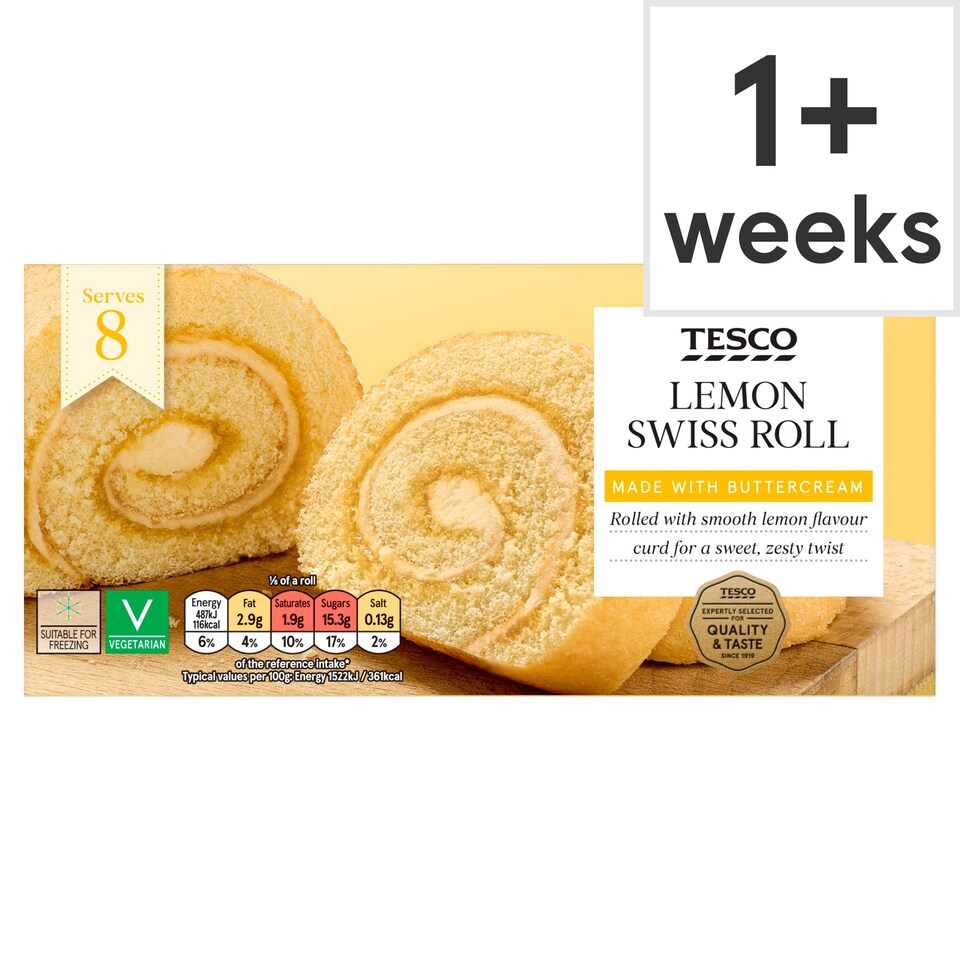 Tesco Lemon Swiss Roll