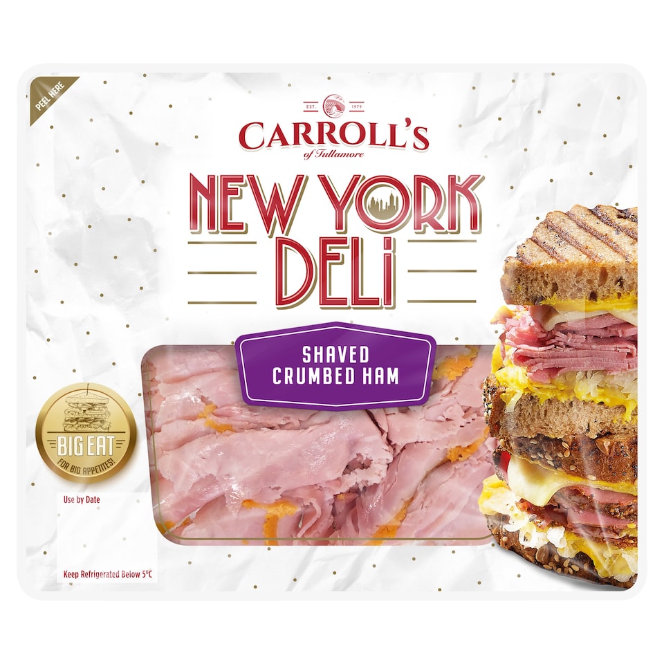 Carroll New York Deli Shaved Crum Ham 12 X 90G