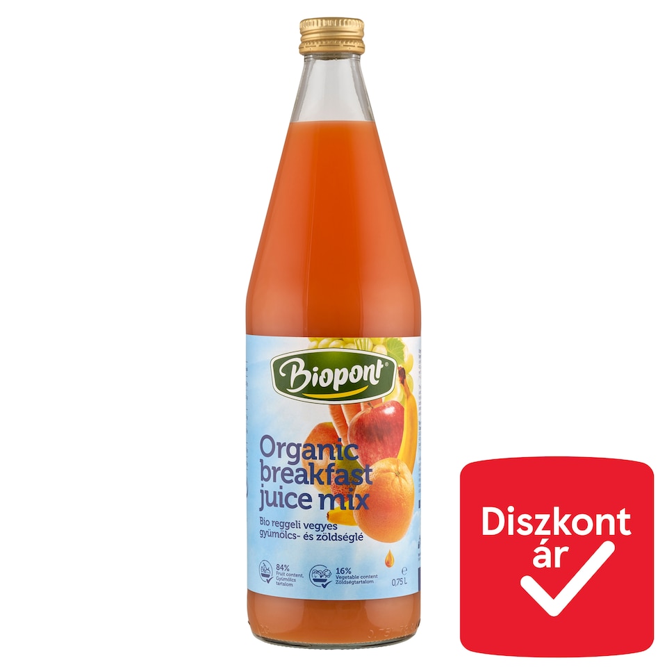 Biopont Organic Breakfast Juice Mix 0,75 l