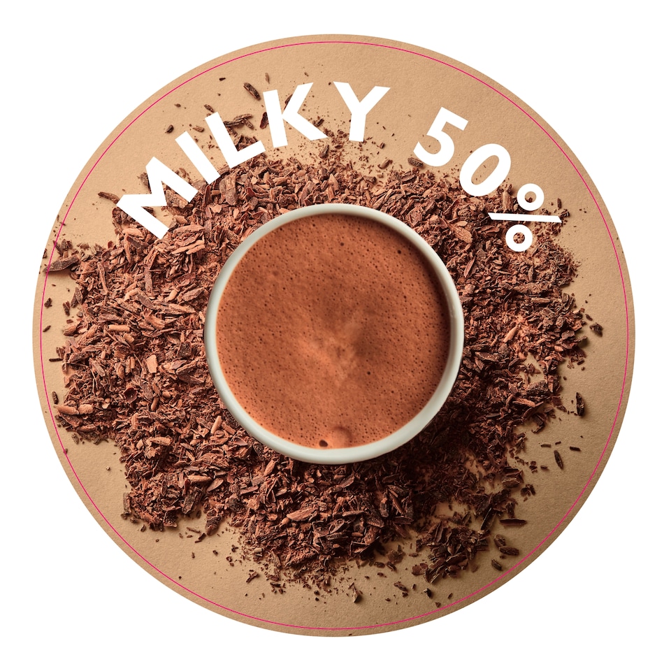 image 1 of Hotel Chocolat Hot Drinking Chocolate Milky 50% 5 x 31g