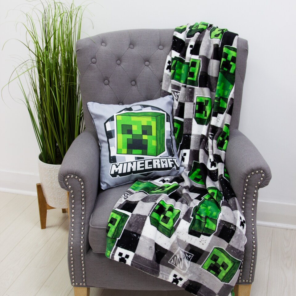 image 1 of MINECRAFT FLEECE BLANKET