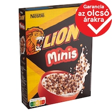 Nestlé Lion Minis Caramel and Chocolate Crunchy Mini Cereal Balls with Vitamins and Minerals 300 g