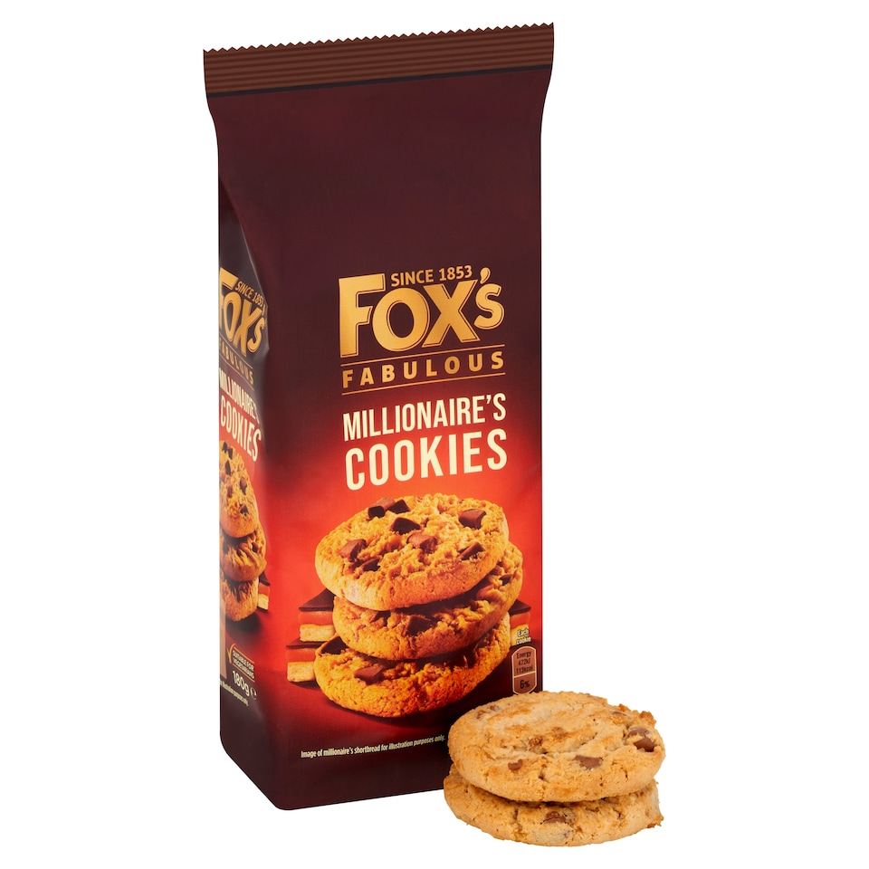 image 1 of Fox's Millionaires Cookies 180G