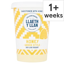 Llaeth Y Llan Natural Honey Biological Yogurt 450G