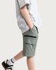image 2 of F&F Active Boys TECHSPORT Zip Pocket Cargo Shorts in Khaki