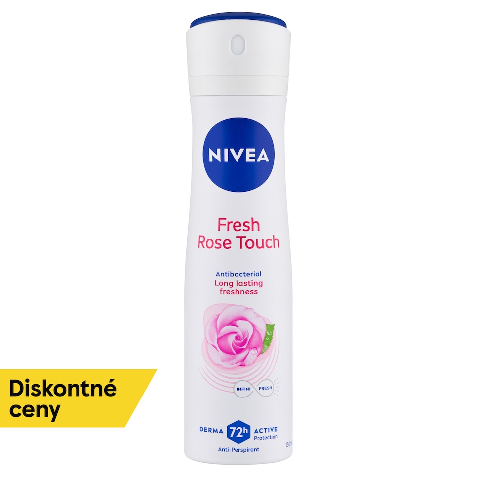 obrázok 1 z Nivea Fresh Rose Touch Sprej antiperspirant 150 ml
