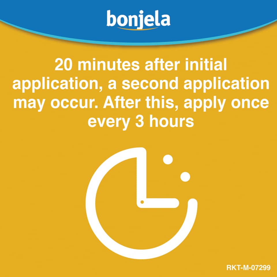 image 1 of Bonjela Junior Mouth Ulcer & Brace Irritation Gel - Banana 15g