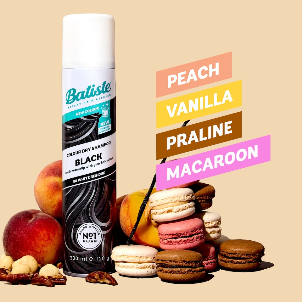 image 1 of Batiste Colour Dry Shampoo Black 200ml