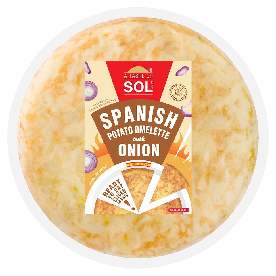A TASTE OF SOL SPANISH POTATO OMELETTE WITH ONION 500G