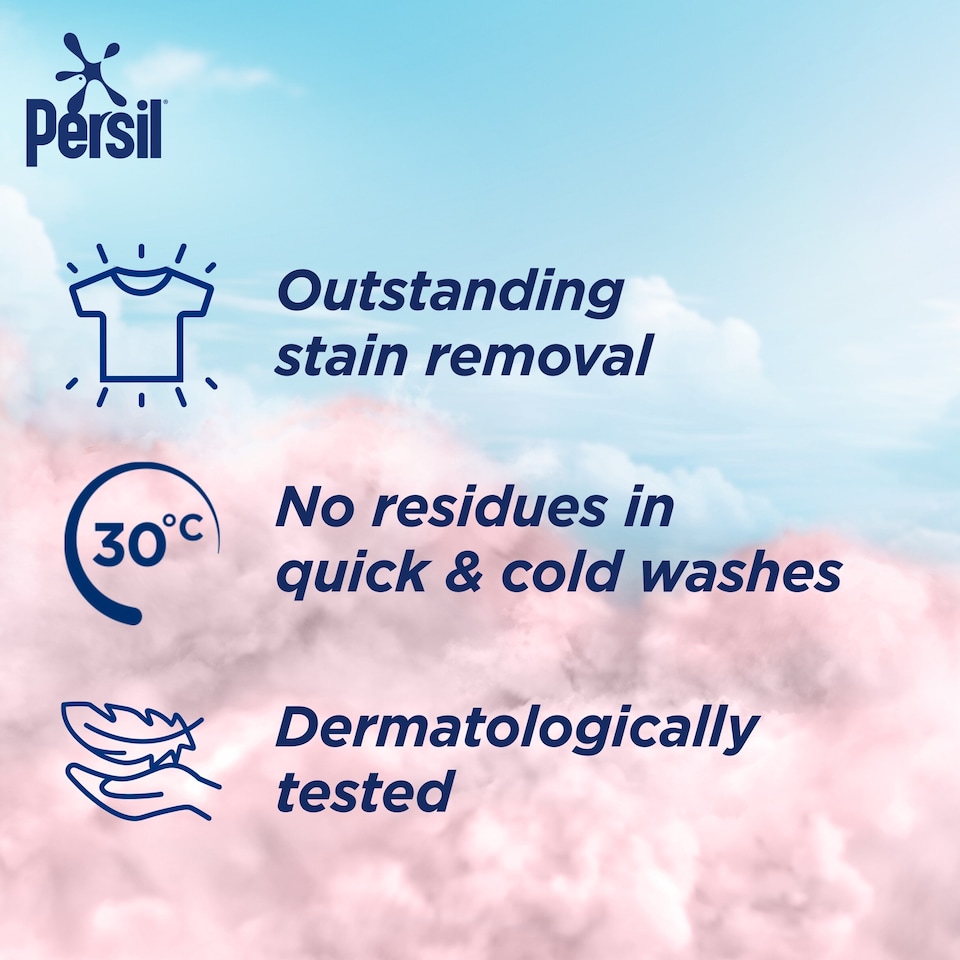 image 1 of Persil Pure Heaven Scent Non Bio Laundry Washing Detergent Capsules 44 Washes 928g