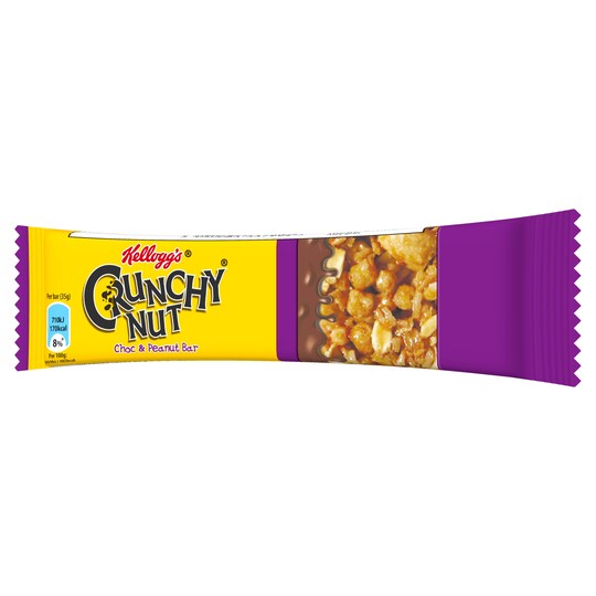 Kelloggs Crunchynut Bar Peanut & Chocolate 35G Tesco Groceries