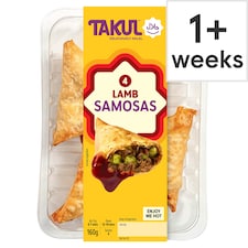Takul Halal Kitchen 4 Lamb Samosas 160G