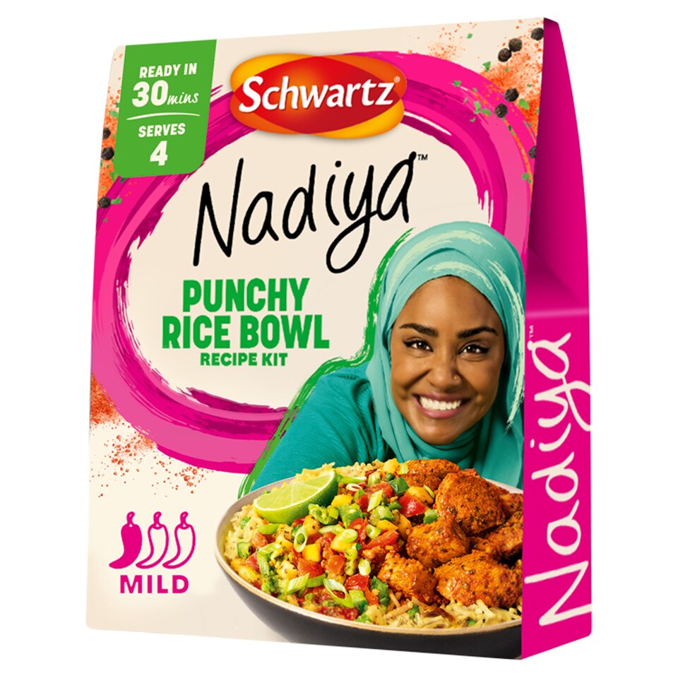 image 1 of Schwartz Nadiya Punchy Rice Bowl Recipe Kit 65g