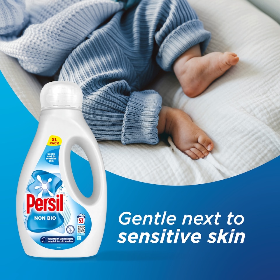 image 1 of Persil Non Bio Laundry Washing Liquid Detergent 53 Washes 1431ml