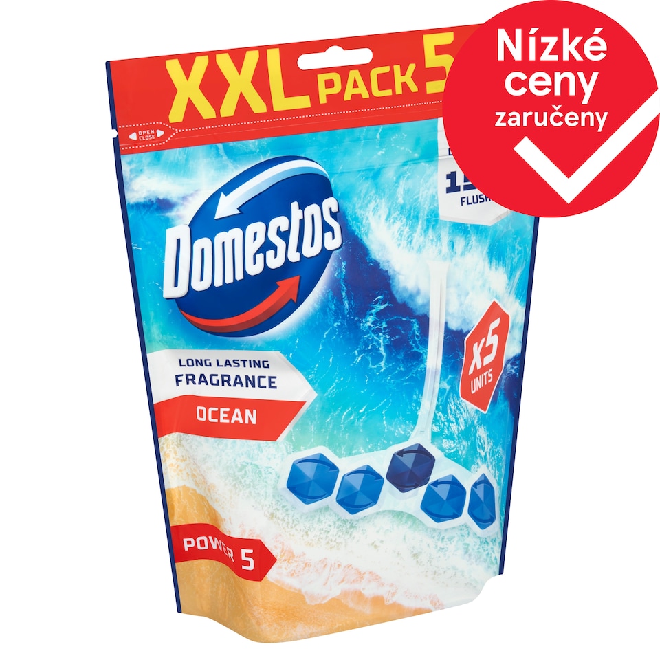 image 1 of Domestos Power 5 Ocean WC bloky 5 x 50g