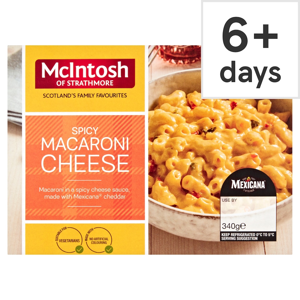 Mcintosh Spicy Macaroni & Cheese 340G