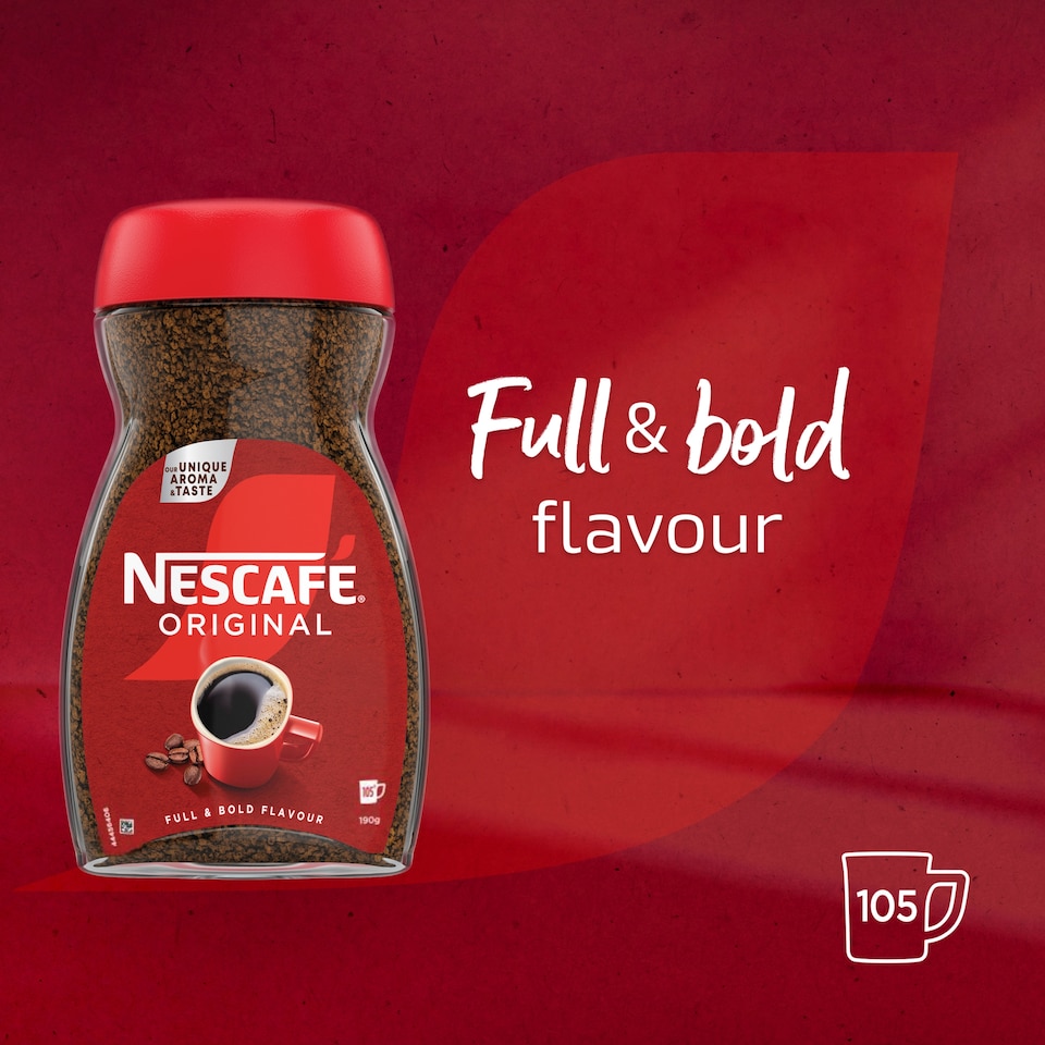 image 1 of Nescafe Original Instant Coffee 190g